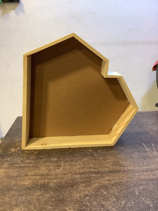 Pine wood photo frame